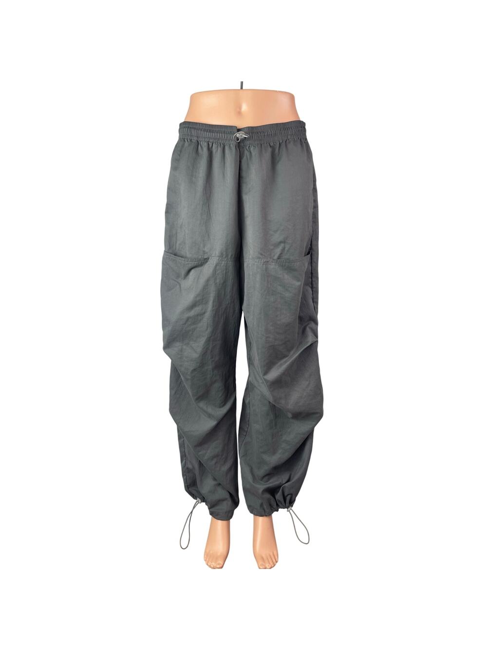 Zara Dark Gray Drawstring Jogger Pants